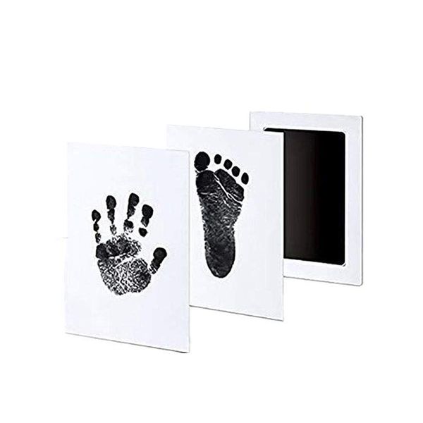 Touch Ink Pad Baby Handprints &amp; Footprints Gift Stamp Memory Keepsake Frame
