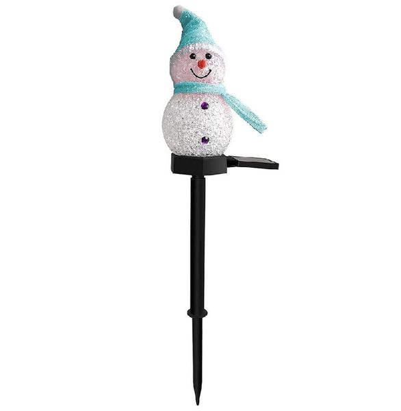 Outdoor Solar Snowman Pathway Lights
