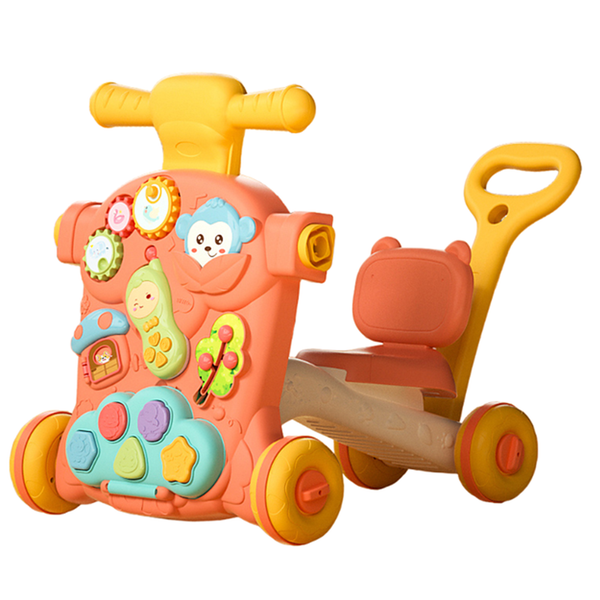 Baby Toddler Multifunction 3-in-1 Handheld Push Walker Toys with Light