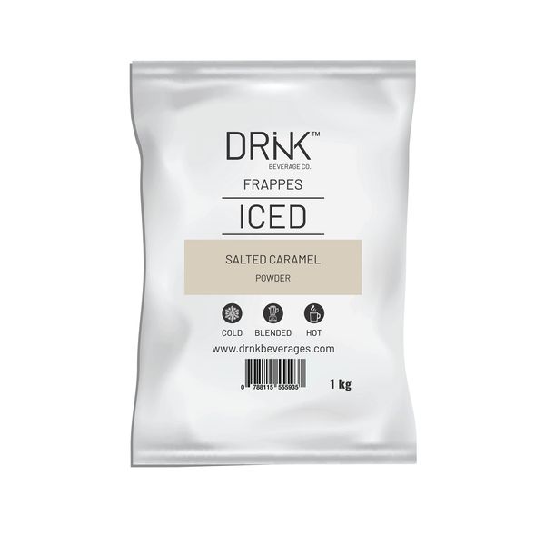 DRNK Salted Caramel - 1kg - for Hot &amp; Cold Beverages