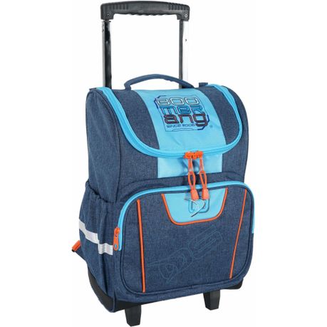 Boomerang Large Xbag Melange Polyester Division Trolley Backpack S-542-01 Image
