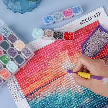 Cart In Mart Diamond Painting Kit With 60000 Beads 60 Colors 75 Tools Set, Shop Today. Get it Tomorrow!