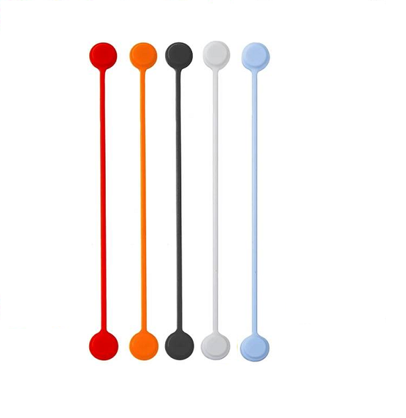 Magnetic cable ties cable cord ties fridge magnet silicon twist ties magnet