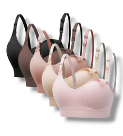 Maternity Nursing Bras Seamless - Set Of 5 | Shop Today. Get it ...