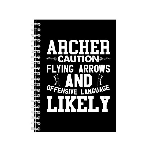 Archer Wire Bound Notebooks Archery Gift Idea Writing Books Notepad