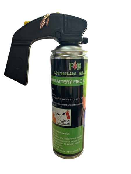 Flameblock - Lithium Black Fire Extinguisher - 500ml