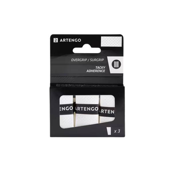 Artengo Tennis Tacky Overgrip Tri-Pack - White