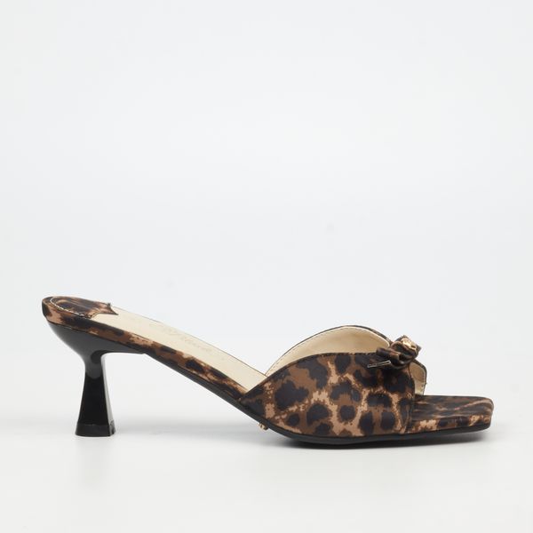 Miss Black Eldora 1 Women Faux Nubuck Medium Heels - Leopard