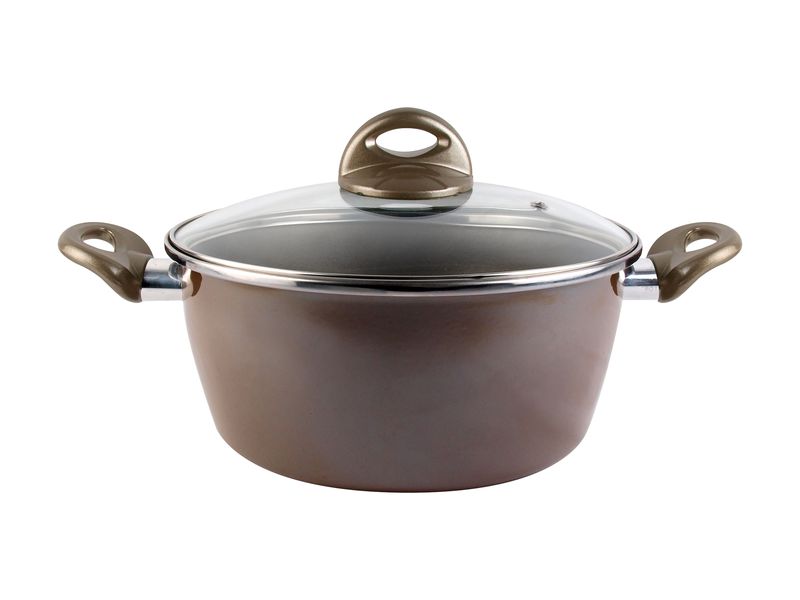 Magefesa - Enamelled Casserole With Lid - Champagne - Vitroceramic