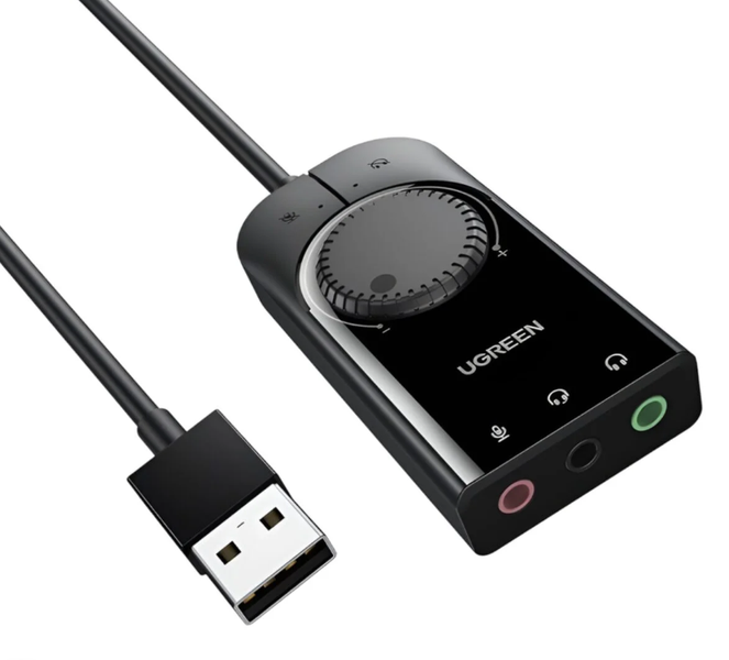 UGREEN CM129-40964 USB-A to 3.5mm Adapter Portable External Stereo Audio