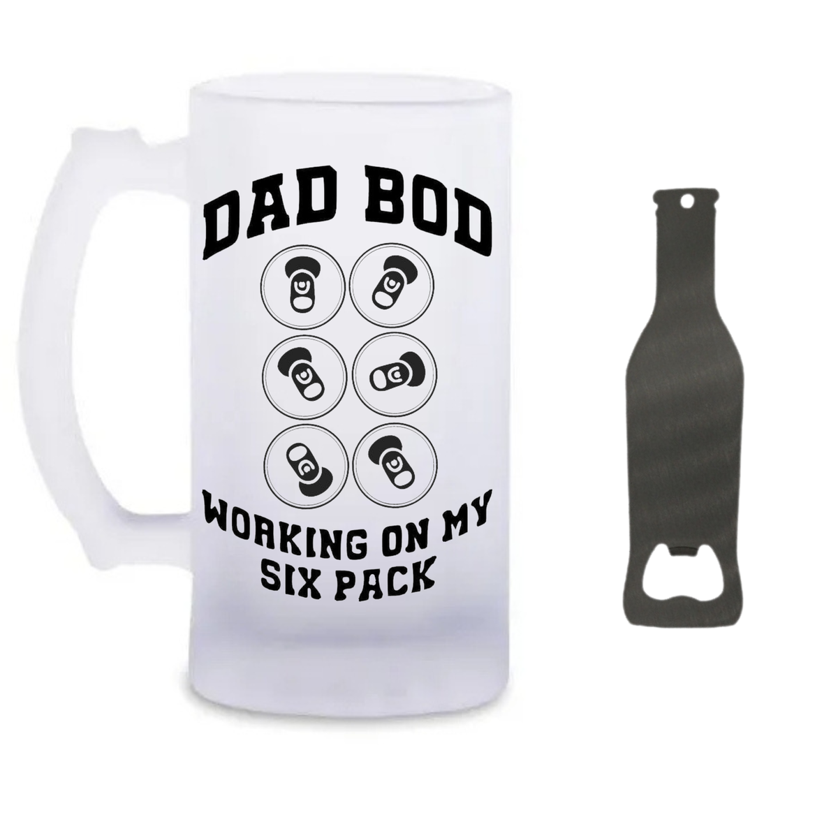 Dad Bod Beer Glass And Bottle Opener | Shop Today. Get it Tomorrow ...