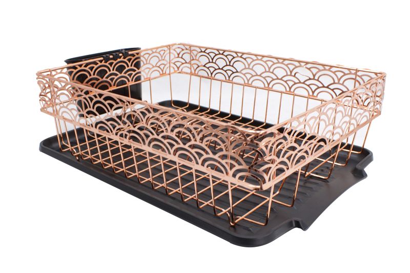 40cm x 30cm Arches Dish Draining with Cutlery Holder &amp; Drip Tray