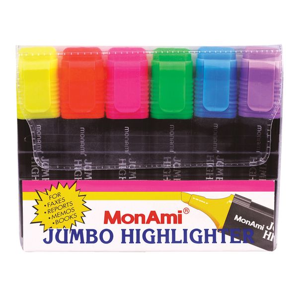 Monami Highlighter Jumbo Assorted