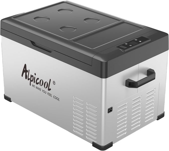 Alpicool 25L Travel Car Refrigerator - Fast Cooling 12V Car Freezer