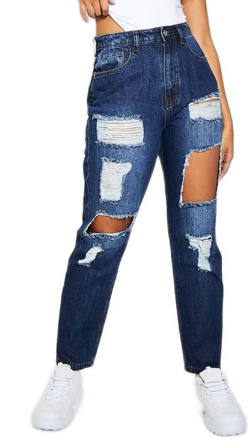 I Saw It First Ladies - Dark Wash Mom Jeans | Shop Today. Get it ...