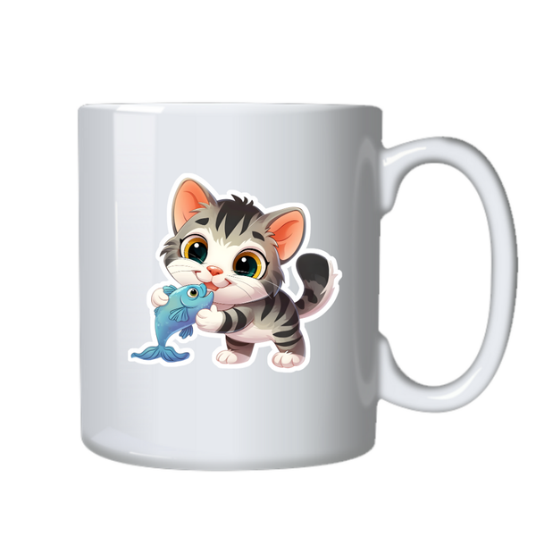 Kitten Cat 20 Kawaii Sticker Theme Mug Cup Birthday Christmas Gift 502