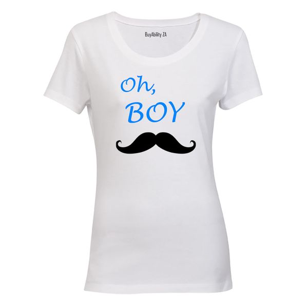 Oh Boy! - Ladies - T-Shirt - White