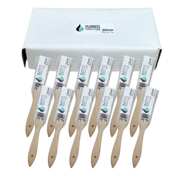 RCM Paint Brush 25mm ( 12 Pack )