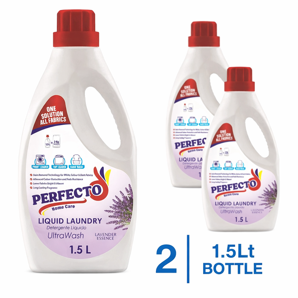 2Pk | Liquid Laundry Detergent | 1.5L | Lavender | Perfecto