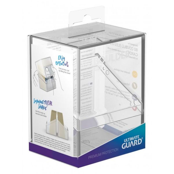 Ultimate Guard Boulder Deck Case 80+ Standard Size Clear