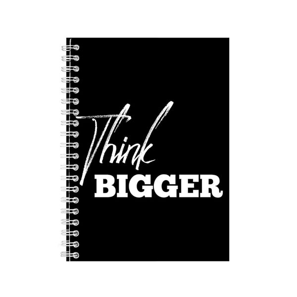 Bigger A5 Notebook Spiral Lined Motivational Saying Graphic Notepad Gift226