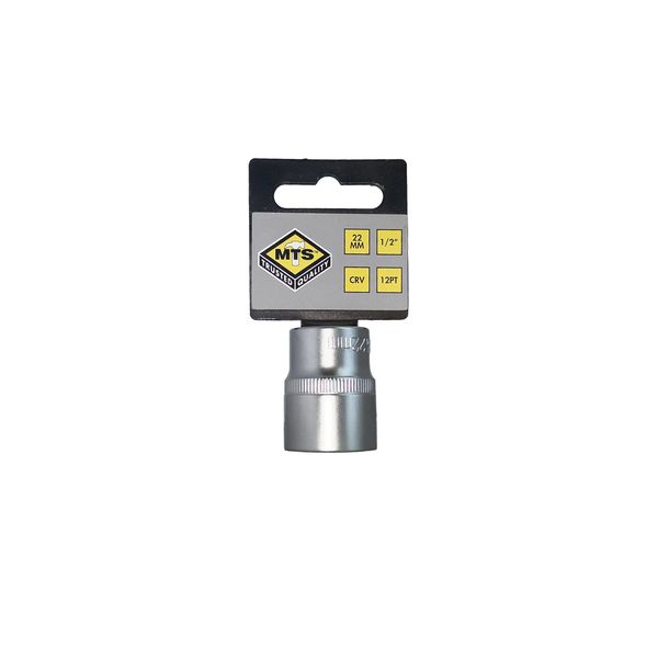 MTS - Socket 1/2" Bi Hex CRV - 22mm