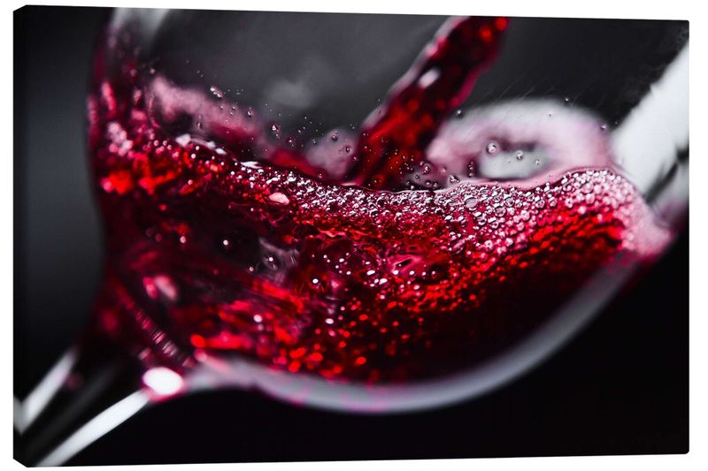 Canvas Art - Cheers Sparkle Wine Large Photographic Canvas Print Wall Art