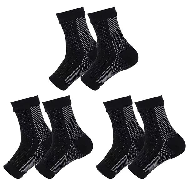 3 Pairs Plantar Fasciitis Sock for Men and Women, Compression Foot Sleeves