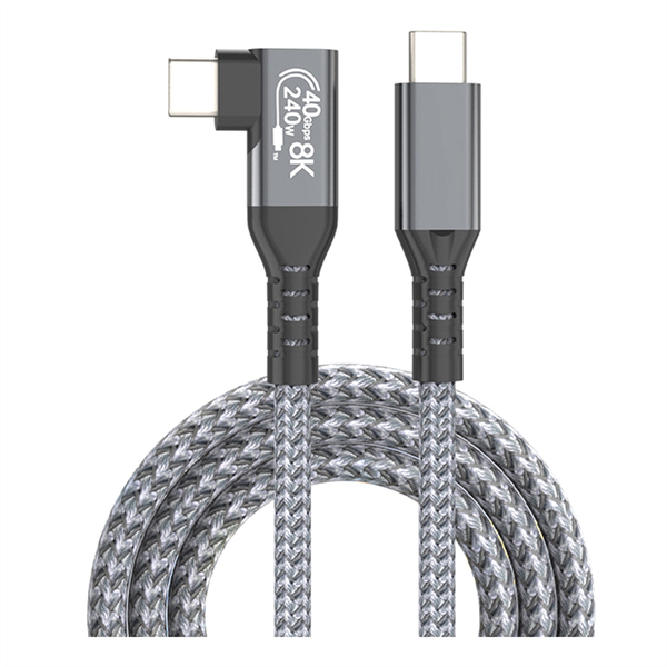 Usb 4 Cable 90 40Gbps Usb4 Type C Data Cable 1 5M