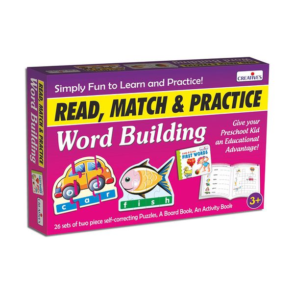 Phonics Read, Match and Practice - Word Building (Learn to read)