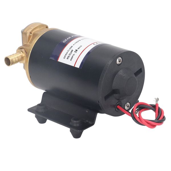 Self Priming Gear Pump, Brass Valve &amp; Rubber Base