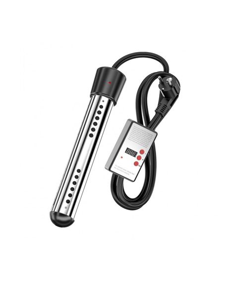2000W Immersion Water Heater - 304 Stainless Steel Thermometer