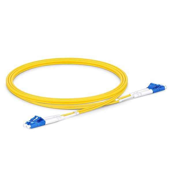 Fiber Patch Cable - LC to LC UPC Single Mode Duplex - 1m