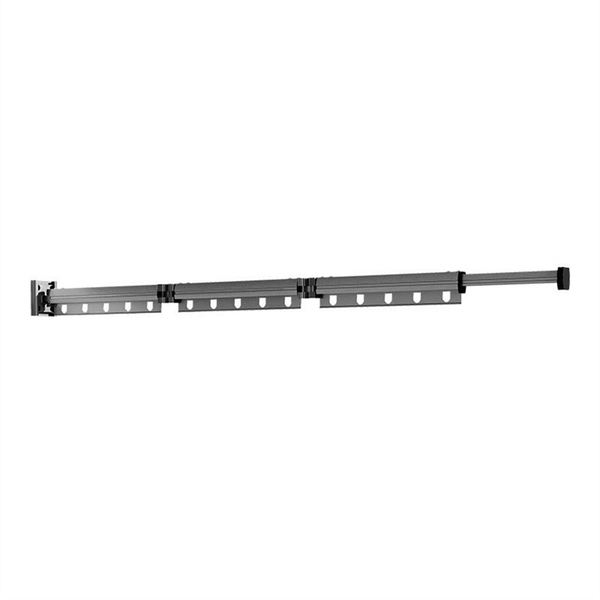 Foldable Retractable Wall Mounted Space Saver Clothes Hanger Rack A