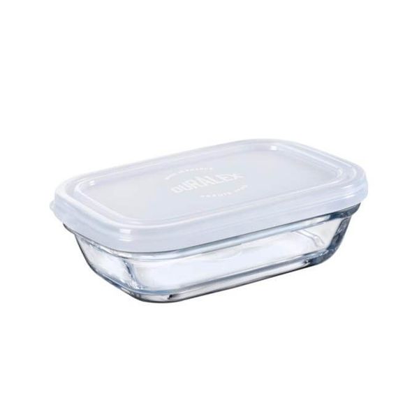 Duralex - Freshbox Rectangular 400ml - Transparent Lid - Set of 1