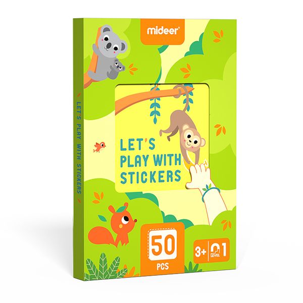 Mideer Let's Play with Stickers Set: Beginner Level