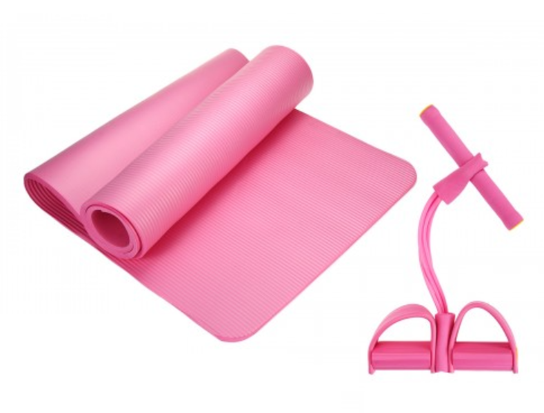 Expleezit Yoga Mat and Ankle Puller Sit Up