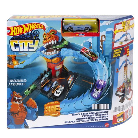 Hot Wheels City Playset Nemesis Octopus Invasion/Attack Wreck