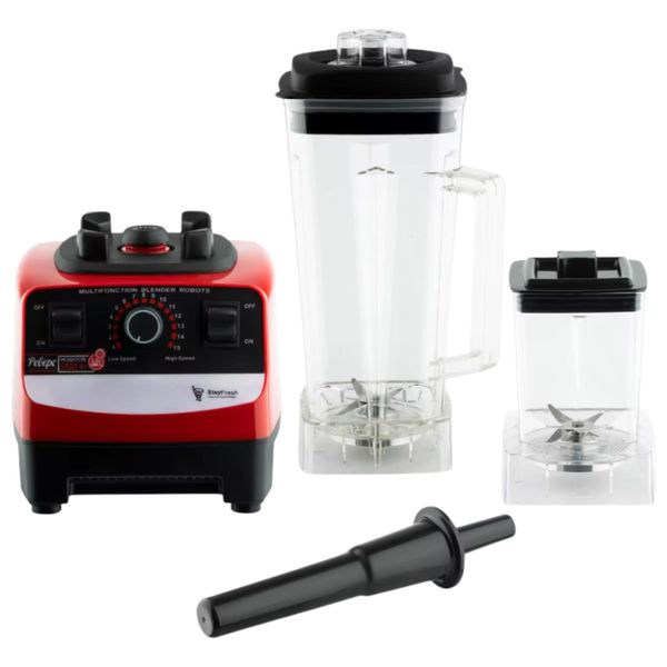 2.5L 2400W Blender with Grinder Cup | 2-in-1 Power System | Dual Blade
