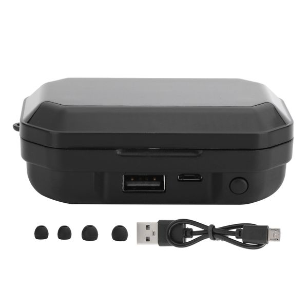 M12Bluetooth 5.0 Earphone Digital Display Wireless Headphone Touch Control