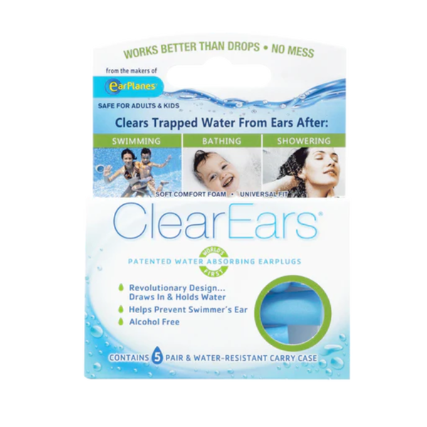Cirrus ClearEars Water Absorbing Earplugs