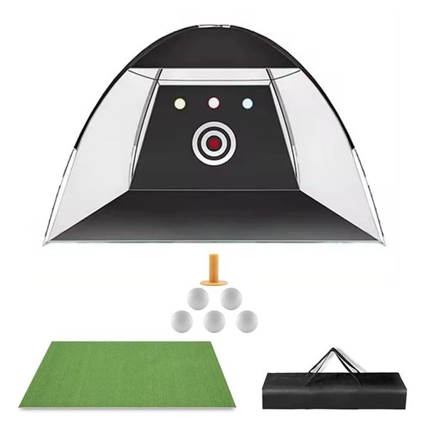 3m x 2.1m Golf Practice Tent/Net Combo