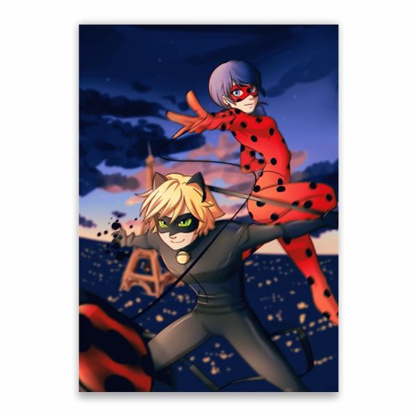 Miracalous Tale Of Ladybug And Cat Noir Poster - A1