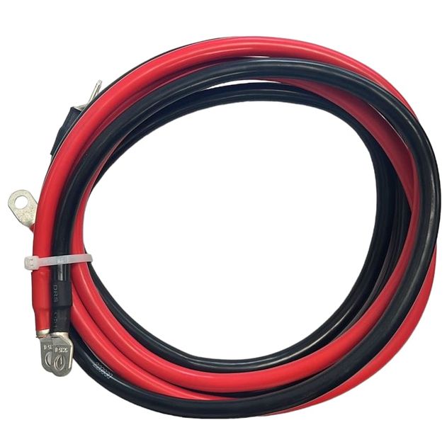 Inverter Battery Cable Pack 25mm 2 x 1.8m DC cables