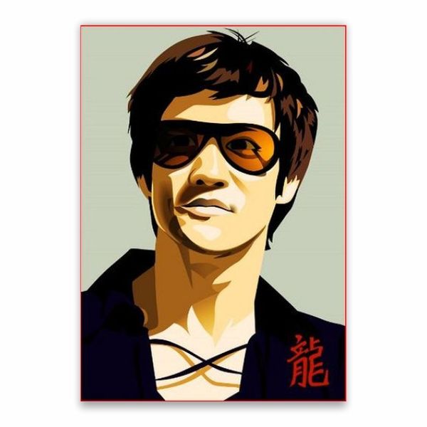 Bruce Lee Sunglasses Poster - A1