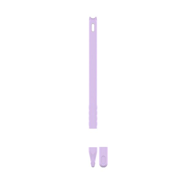 Cute Cat Ear Pattern Touch Stylus Pen Case For Apple Pencil 2nd - Purple