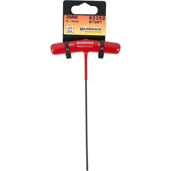 Bondhus - Ball End - T-Handle - Proguard - Single - 2mm - 4 Pack