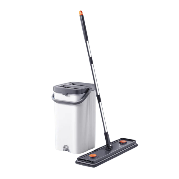 Joybos Hands Free Flat Mop And Bucket Set With Wringer System