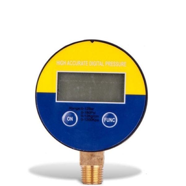 GAV Pressure Gauge 63mm 1/4 Lower Digital