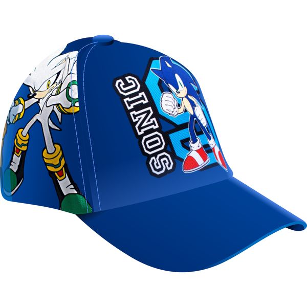 Sonic The Hedgehog By Sega Official Licensed One-Up Kids Peak Cap